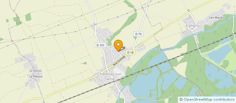 localisation de l'entreprise FISHING SOLUTION  CHATENAY-SUR-SEINE