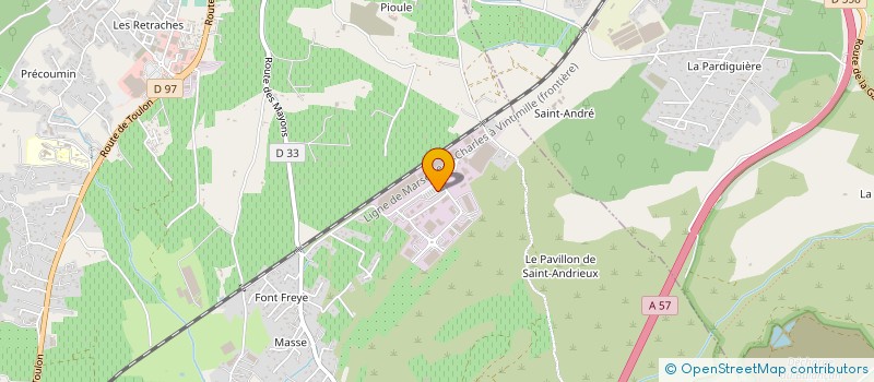 localisation de l'entreprise FISHOLOGIE à COGOLIN