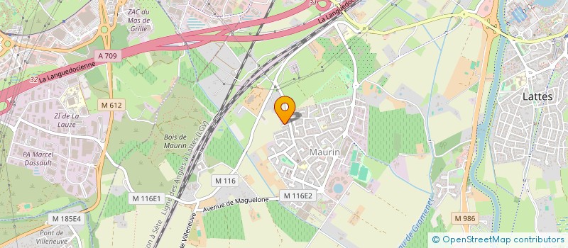 localisation de l'entreprise FISHON à LATTES