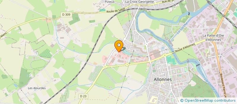 localisation de l'entreprise FISI & CO  ALLONNES