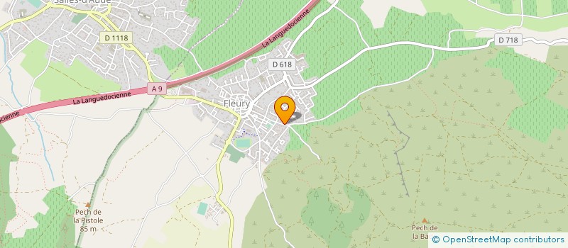 localisation de l'entreprise FISIO LC  FLEURY