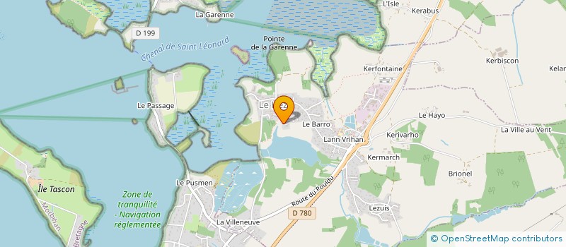 localisation de l'entreprise FISKAL EO  LE HEZO