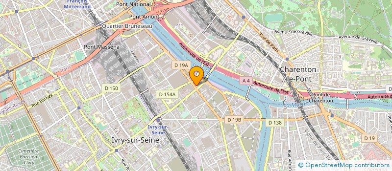 localisation de l'entreprise FISKARS FRANCE SAS à IVRY-SUR-SEINE