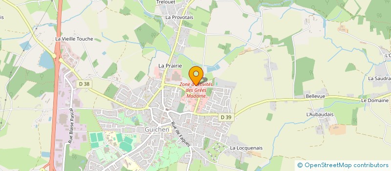 localisation de l'entreprise FISOU à GUICHEN