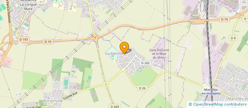 localisation de l'entreprise FISS  GUIBEVILLE