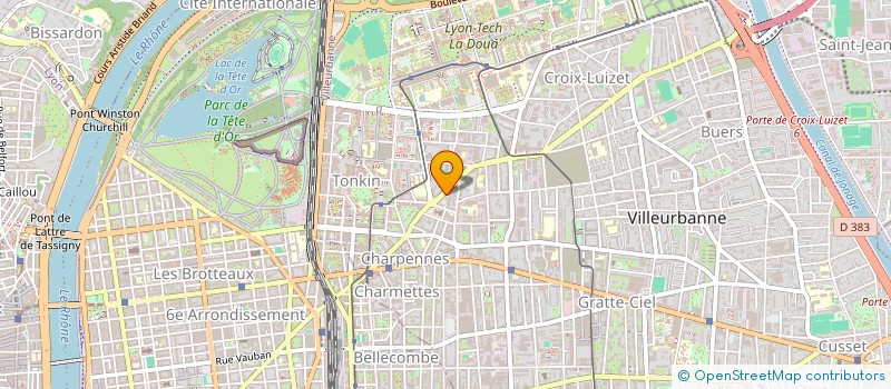 localisation de l'entreprise FISSAUT  VILLEURBANNE