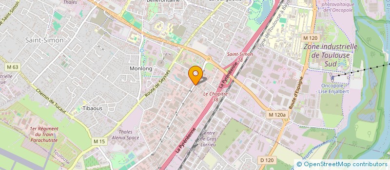 localisation de l'entreprise FIT 360 à TOULOUSE