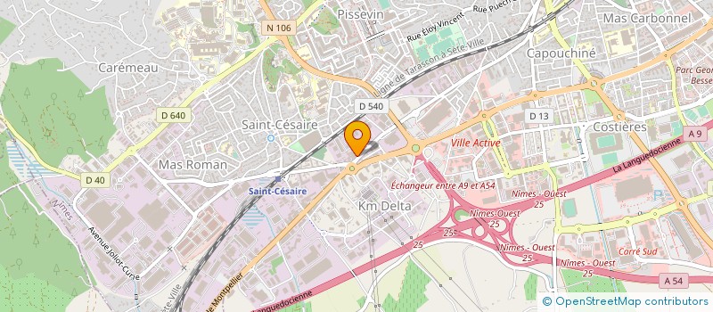 localisation de l'entreprise FIT 4 ALL à NIMES