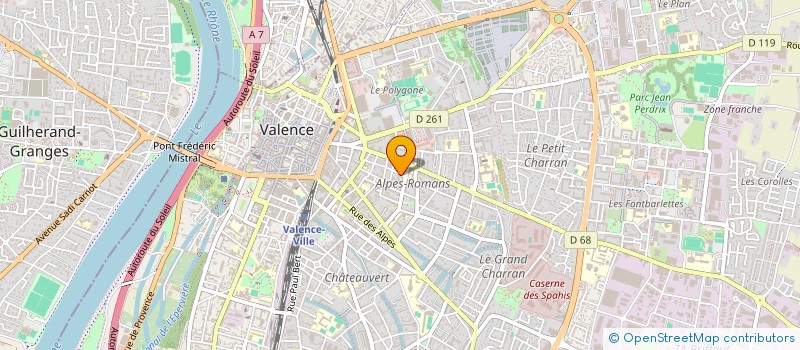 localisation de l'entreprise FIT AND DANCE à VALENCE