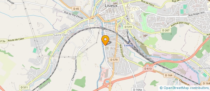 localisation de l'entreprise FIT AND WELL  LISIEUX