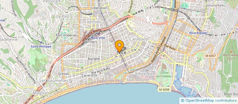 localisation de l'entreprise FIT AVENUE à NICE