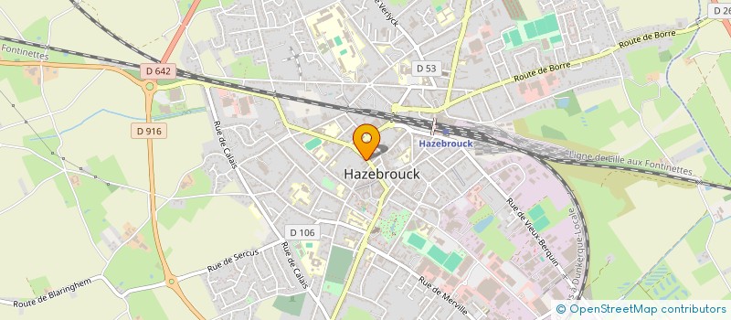 localisation de l'entreprise FIT BEN  HAZEBROUCK