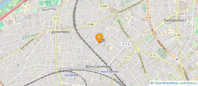 localisation de l'entreprise FIT BY M2A à BOIS-COLOMBES