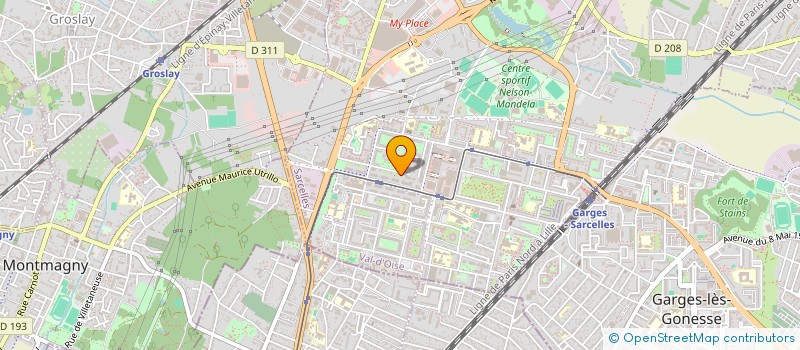 localisation de l'entreprise FIT CONSULTING  SARCELLES