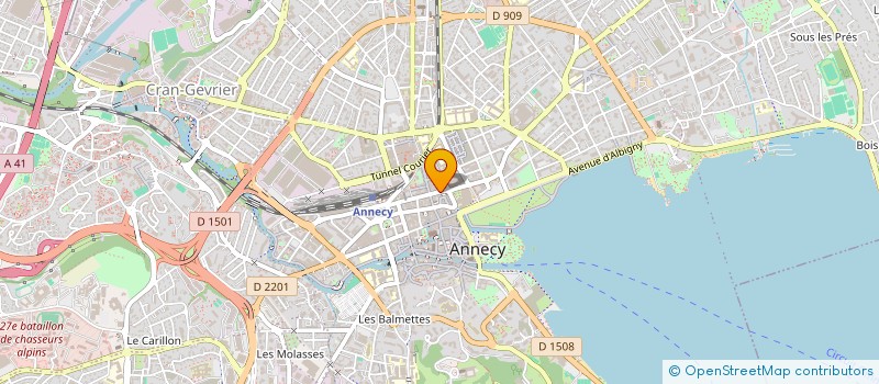 localisation de l'entreprise FIT-CORPS à ANNECY