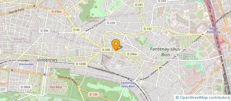 localisation de l'entreprise FIT DEPOT à FONTENAY-SOUS-BOIS