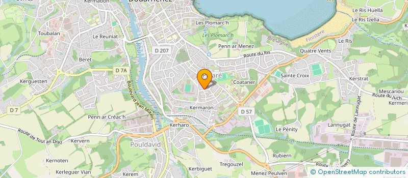 localisation de l'entreprise FIT'DZ  DOUARNENEZ