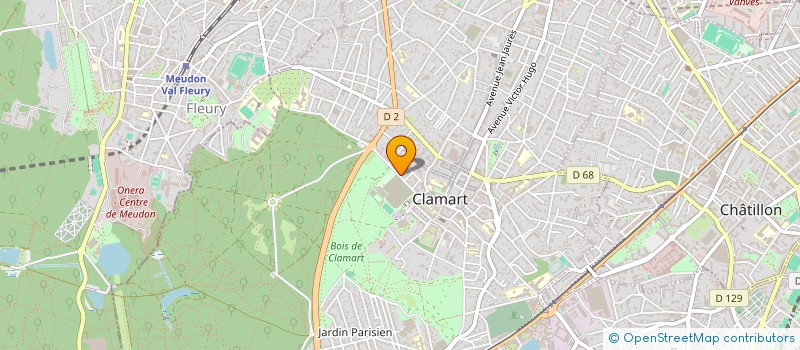localisation de l'entreprise FIT'ELITE à CLAMART