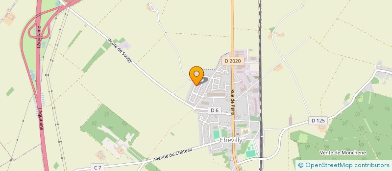 localisation de l'entreprise FIT EN BEAUCE  CHEVILLY
