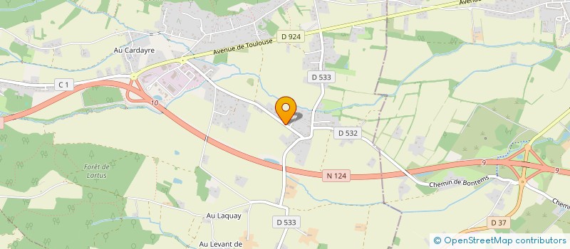 localisation de l'entreprise FIT FACTORY  PUJAUDRAN