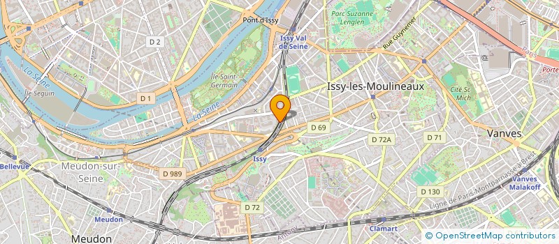 localisation de l'entreprise FIT FARM à ISSY-LES-MOULINEAUX