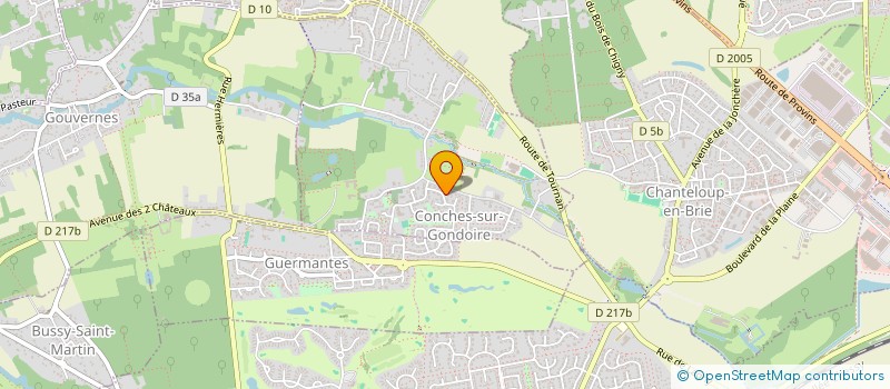 localisation de l'entreprise FIT, FLEX & FUN  CONCHES-SUR-GONDOIRE