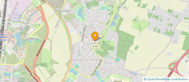 localisation de l'entreprise FIT & FLO  MAGNY-LE-HONGRE