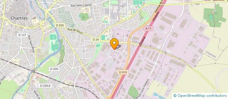 localisation de l'entreprise FIT & FLOW GYM à CHARTRES