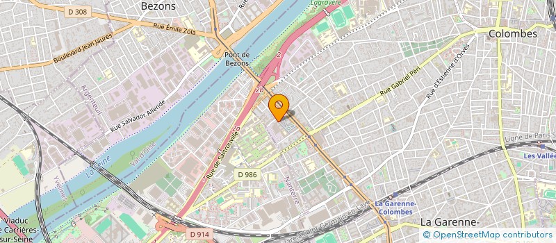 localisation de l'entreprise FIT & FOOD à COLOMBES