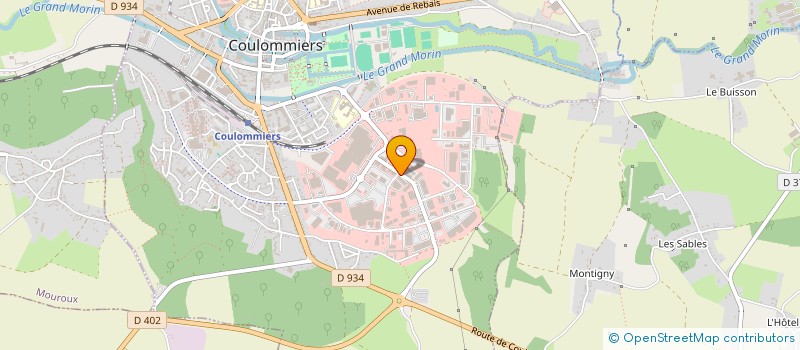 localisation de l'entreprise FIT'FORM à COULOMMIERS