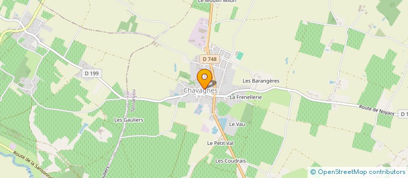 localisation de l'entreprise FIT FORM LAYON  BELLEVIGNE-EN-LAYON