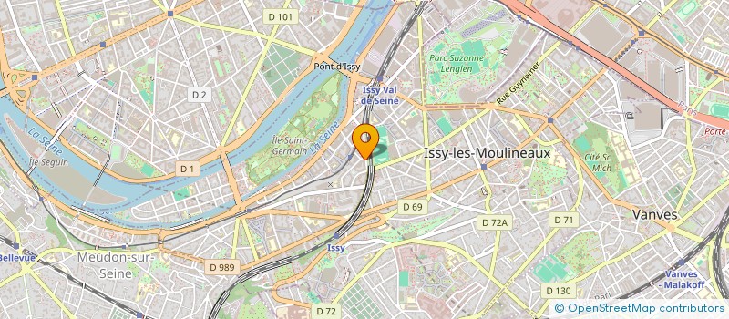 localisation de l'entreprise FIT & FUN Q-PARKERS  ISSY-LES-MOULINEAUX