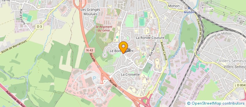 localisation de l'entreprise FIT'GIRLS  CHARLEVILLE-MEZIERES