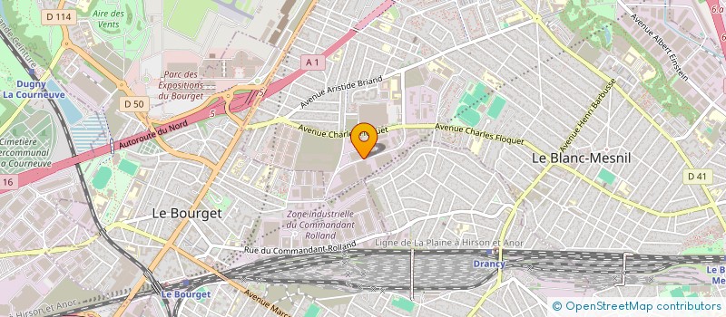 localisation de l'entreprise FIT IN  LE BLANC-MESNIL