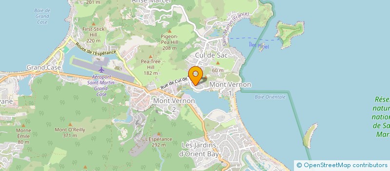 localisation de l'entreprise FIT LINE SXM à SAINT MARTIN