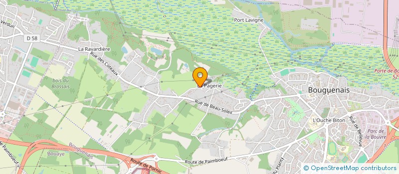 localisation de l'entreprise FIT MODUL à BOUGUENAIS