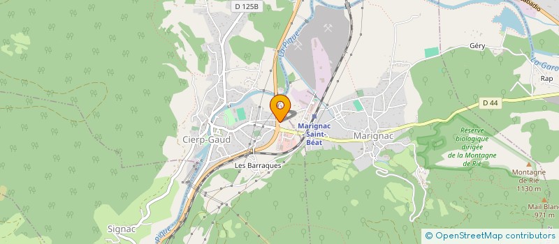 localisation de l'entreprise FIT MOUNTAIN à CIERP-GAUD