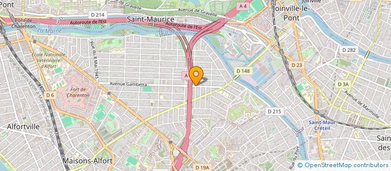 localisation de l'entreprise FIT N ADDICT à MAISONS-ALFORT