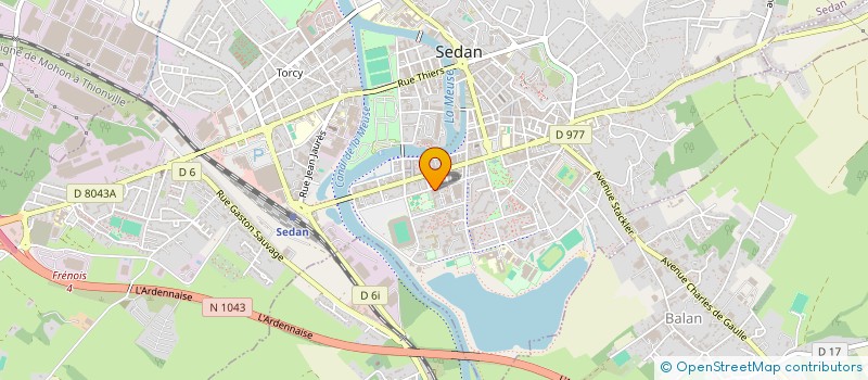 localisation de l'entreprise FIT'N FORM  SEDAN