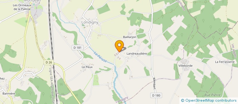 localisation de l'entreprise FIT'N FORME à LONDIGNY
