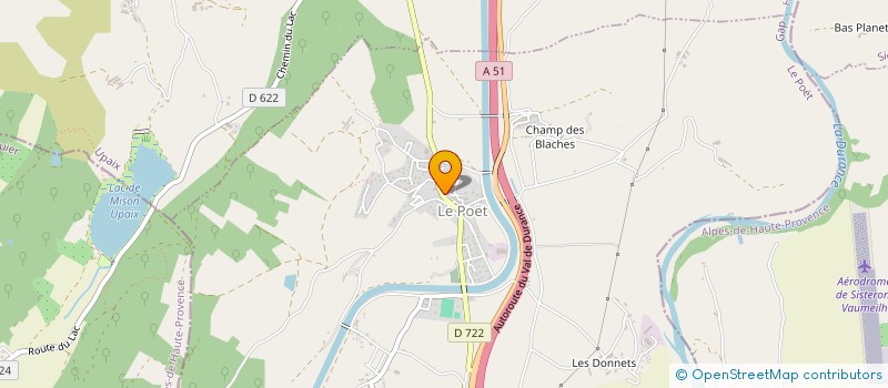 localisation de l'entreprise FIT'N'FUN  LE POET