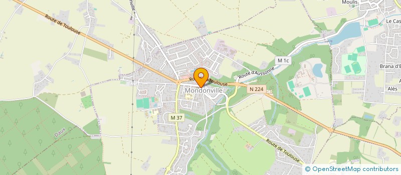 localisation de l'entreprise FIT'N'ZEN à BLAGNAC