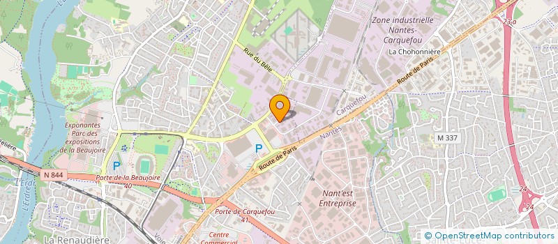 localisation de l'entreprise FIT NAONED à NANTES