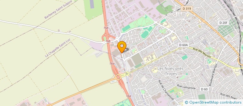 localisation de l'entreprise FIT ONE TROYES 1  LA CHAPELLE-SAINT-LUC