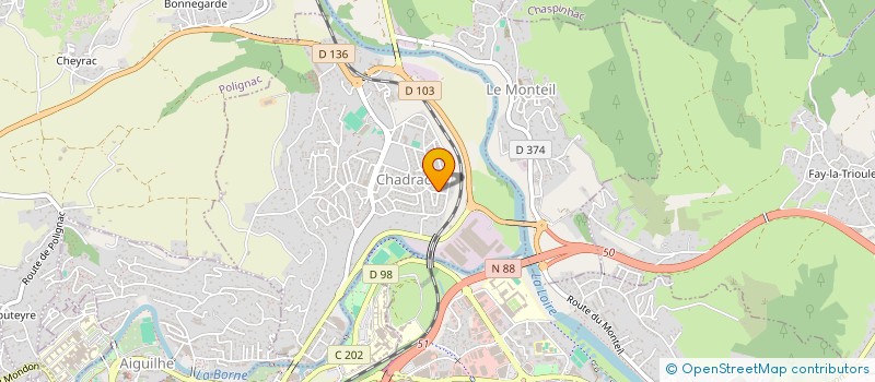 localisation de l'entreprise FIT SPORT INTERNATIONAL  CHADRAC