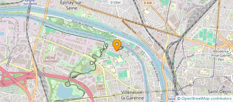 localisation de l'entreprise FIT TOGETHER  VILLENEUVE-LA-GARENNE