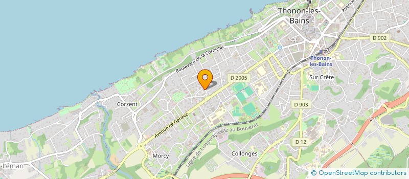 localisation de l'entreprise FIT TRAVEL à THONON-LES-BAINS