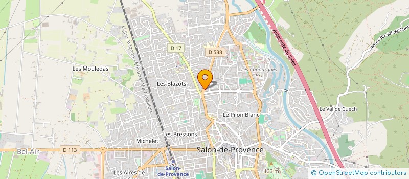 localisation de l'entreprise FIT UP NEW à SALON-DE-PROVENCE