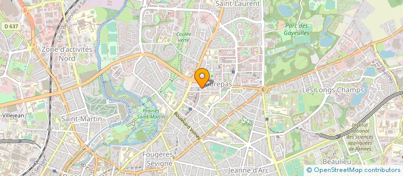 localisation de l'entreprise FIT URBAIN  RENNES