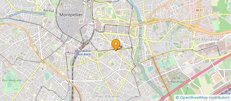 localisation de l'entreprise FIT WORLD à MONTPELLIER